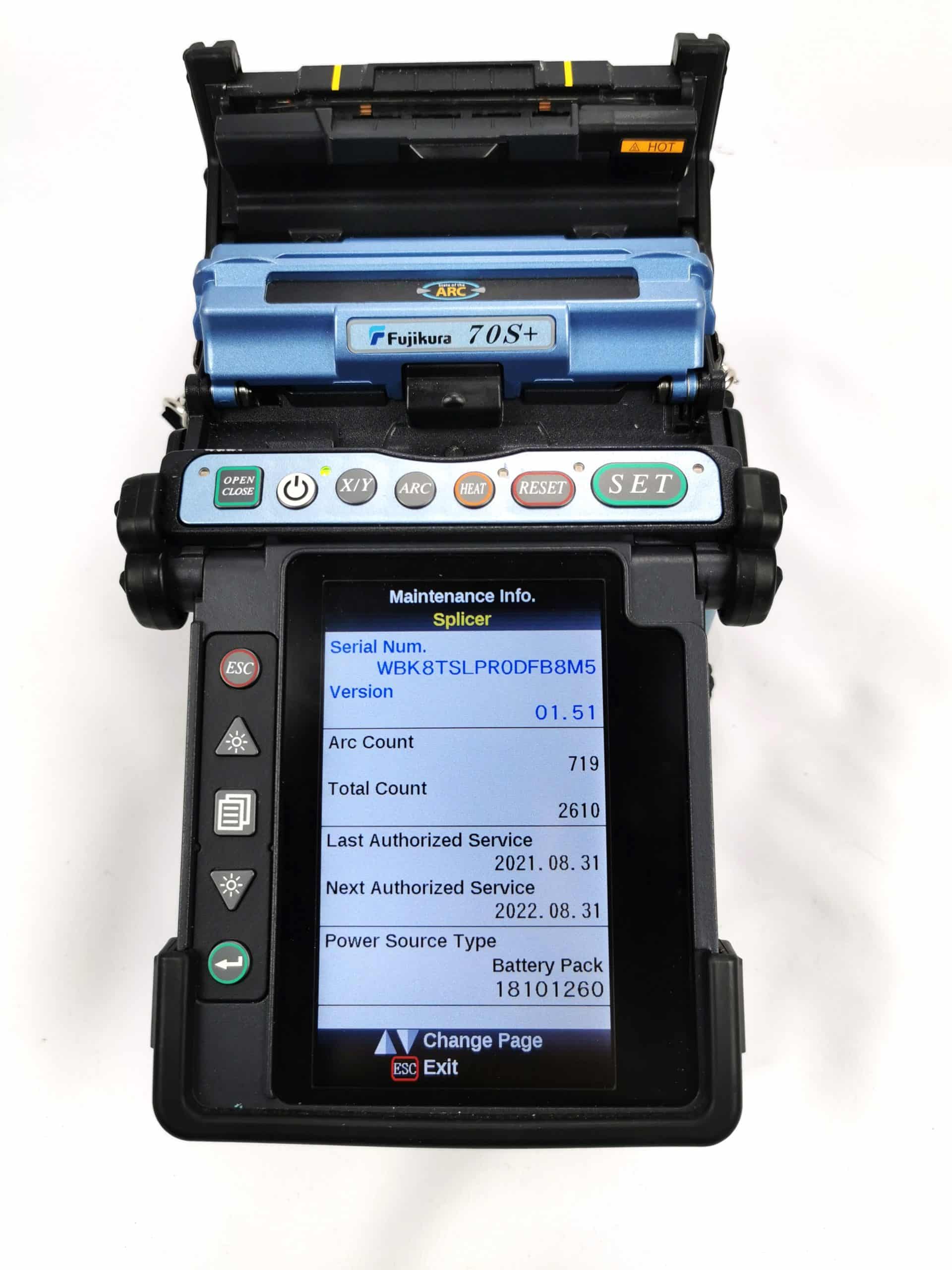 Fujikura 70S+ Fusion Splicer Kit with CT50 cleaver best price in Australia